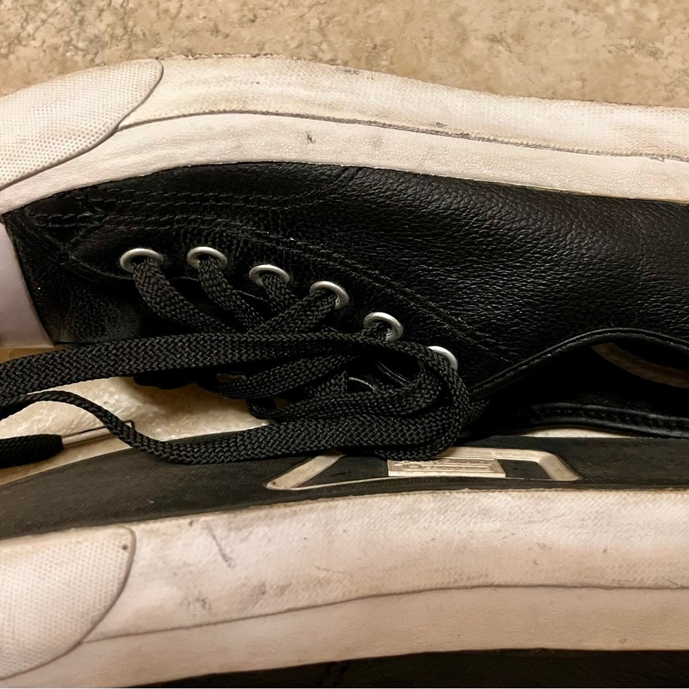 Converse Jack Purcell Black and White Sneakers - Picture 8 of 15